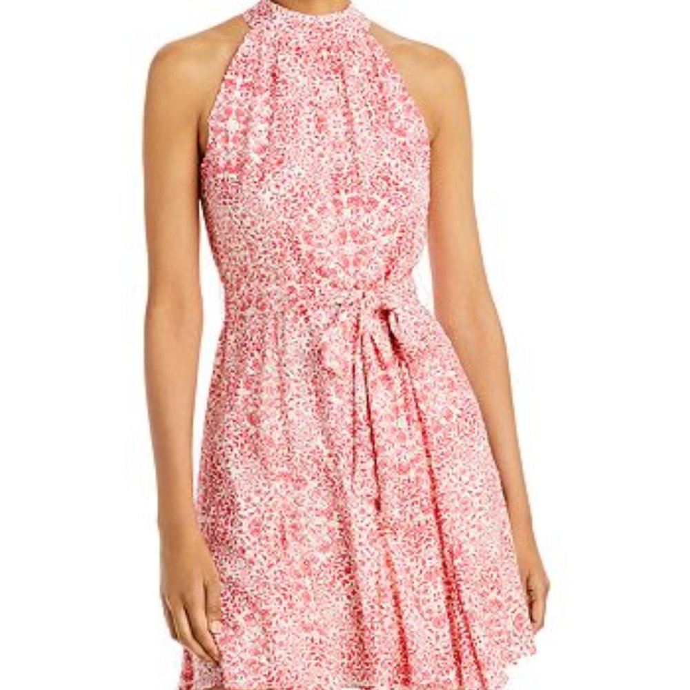 Bloomingdales Pink Halter Dress